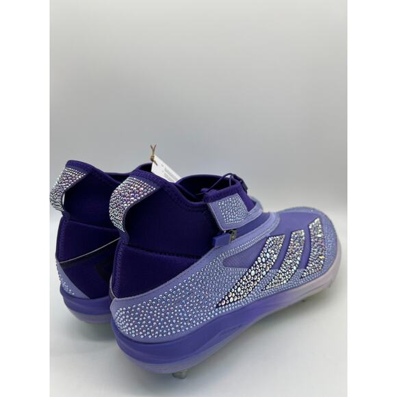 adidas Adizero Impact+ Baseball Swarovski Light Purple IH8154 Men's Size 13 - Picture 6 of 16